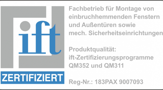 PaXsecura Experte ift-Zertifikat